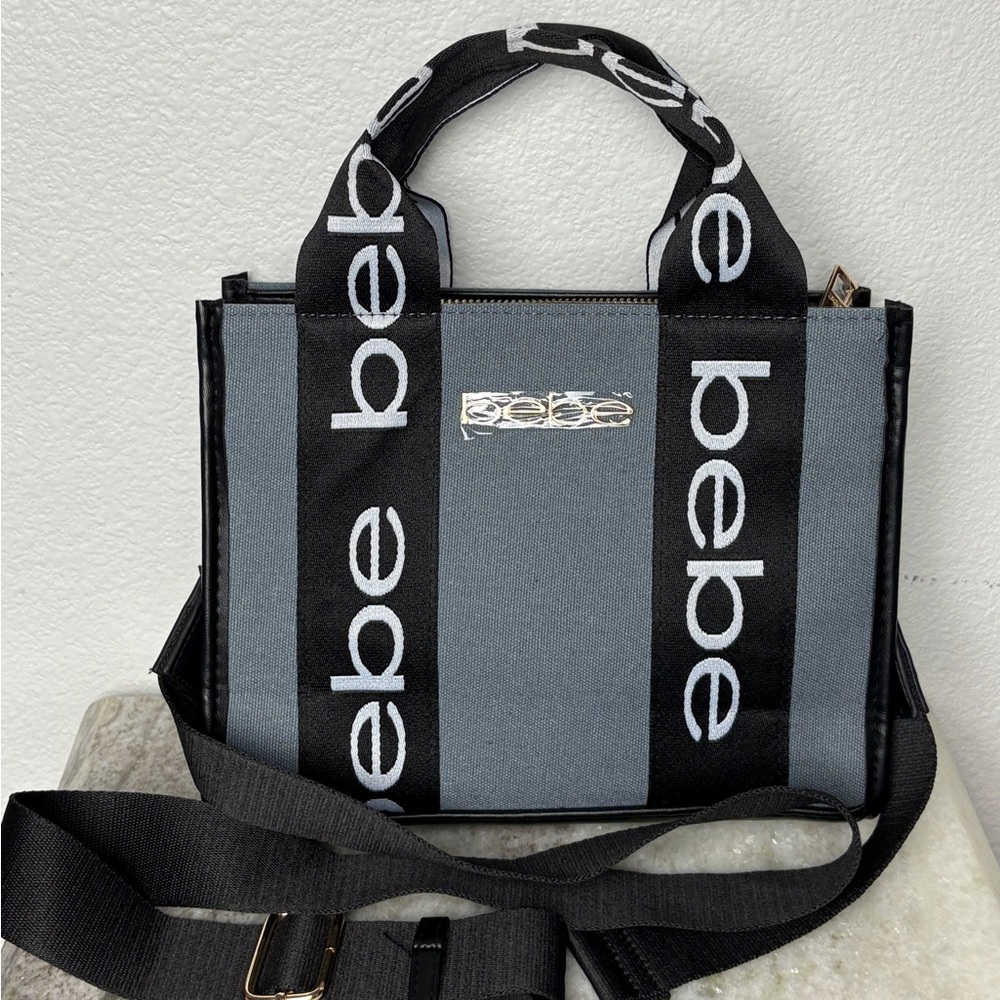 Bebe Top Handle Crossbody Storm Grey Bag